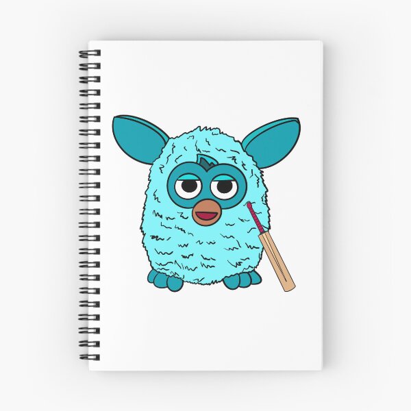 Item preview, Light Blue Cricket Player Furby designed and sold by Animals-by-JB.