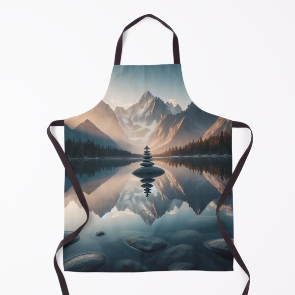 Item preview, Cairn Serenity: The Lake of Balanced Stones designed and sold by Donkey's Salad.