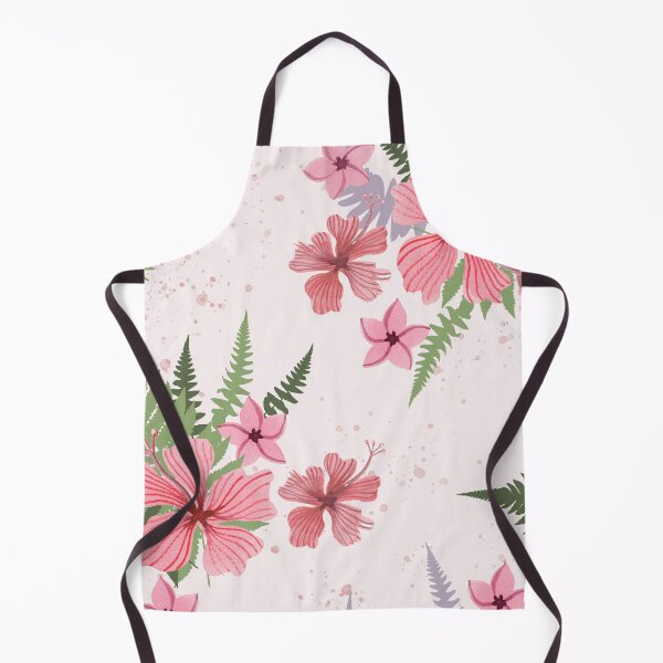 Item preview, Tropical hibiscus and plumeria in watercolor designed and sold by thealohastudios.