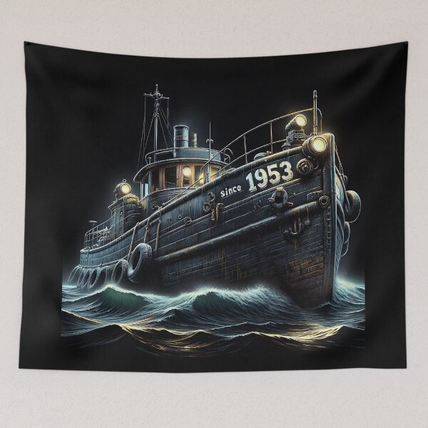 Item preview, The Side of an Old Fishing Boat...007...(1953) designed and sold by AtelierFafard.