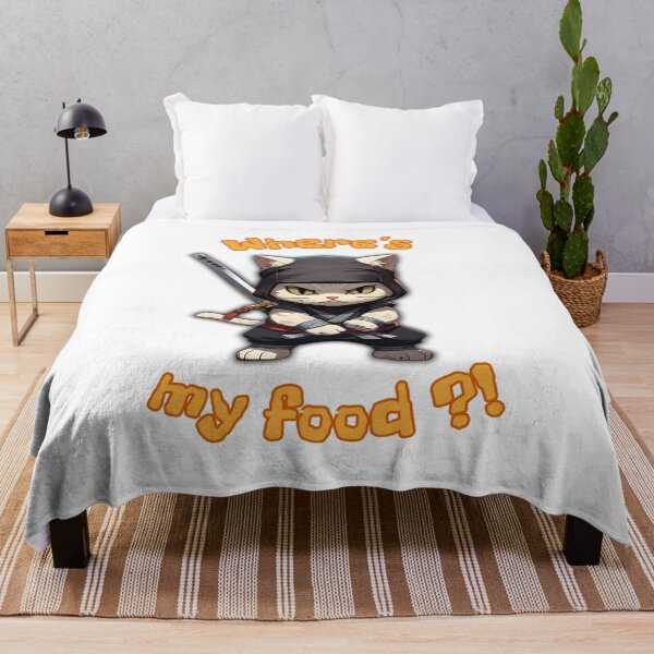 Item preview, Cat! Where's my food?! White version. Without background. designed and sold by SpectrumFasion.