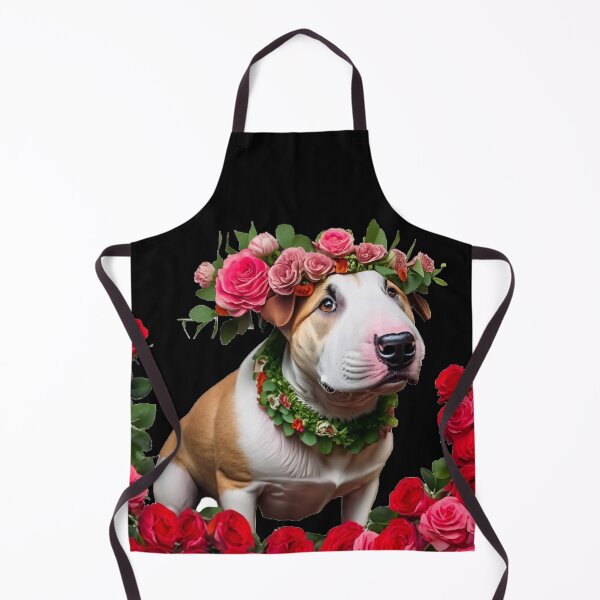 Item preview, Floral Bull Terrier  designed and sold by SmARTNiki.