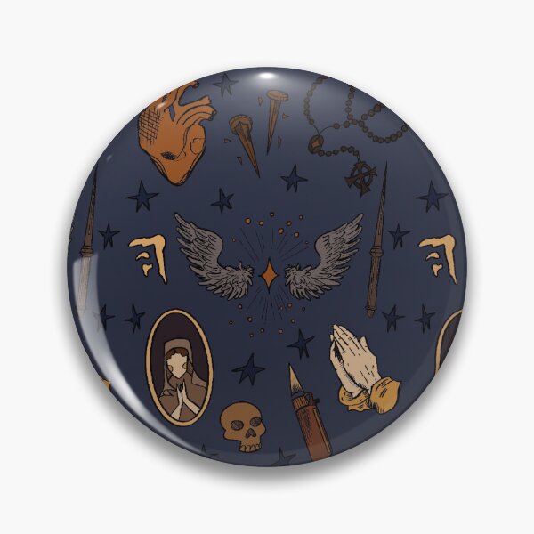 Item preview, Supernatural Symbols Pattern designed and sold by my-starco-life-.