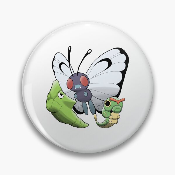 Item preview, pokemonster gen 1 0010, 0011, 0012 caterpi metopod butterfee designed and sold by Aaron Pollard.