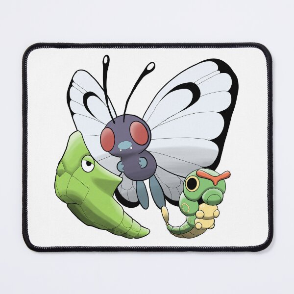 Item preview, pokemonster gen 1 0010, 0011, 0012 caterpi metopod butterfee designed and sold by Aaron Pollard.
