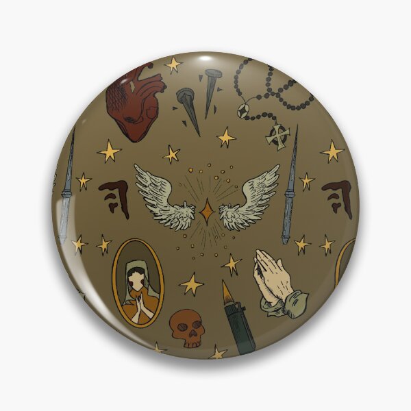 Item preview, Supernatural Symbols Pattern Green designed and sold by my-starco-life-.