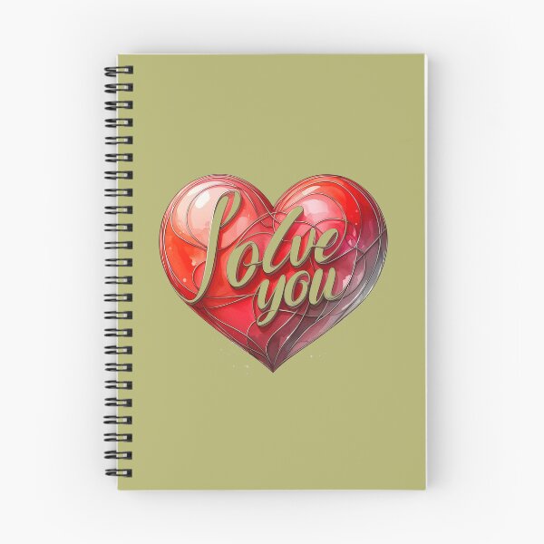 Item preview, Large Red 3D Heart with 'I Love You' in English ,   designed and sold by PaintMeWorld.