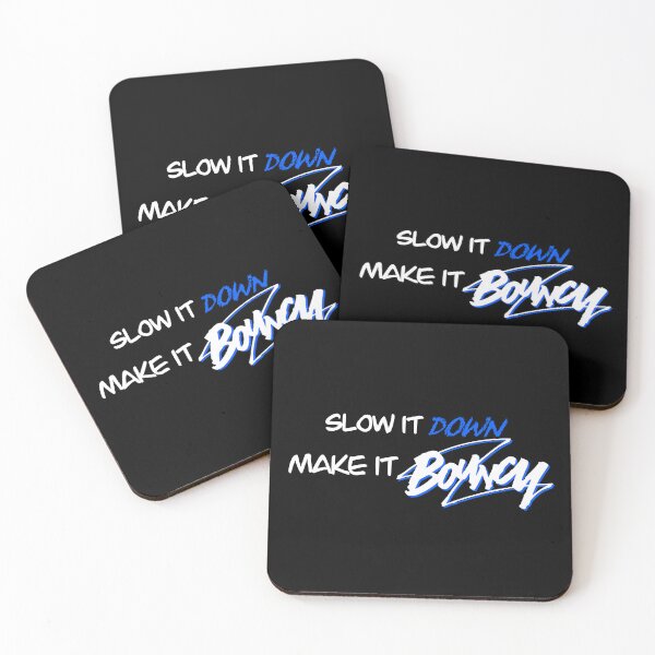 Item preview, “Slow it DOWN, Make it Bouncy” (Blue Ver.) - ATEEZ designed and sold by bigbangtan1004.