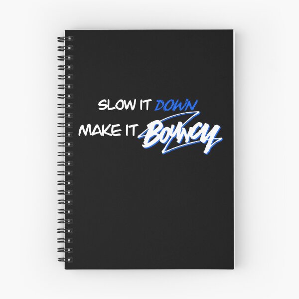 Item preview, “Slow it DOWN, Make it Bouncy” (Blue Ver.) - ATEEZ designed and sold by bigbangtan1004.