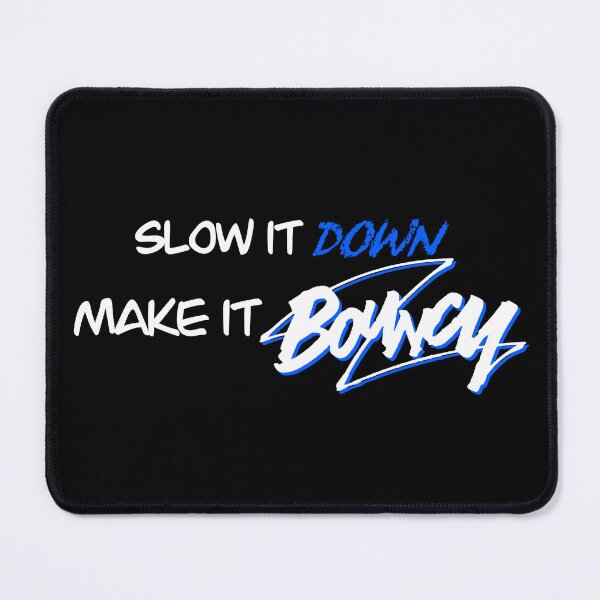 Item preview, “Slow it DOWN, Make it Bouncy” (Blue Ver.) - ATEEZ designed and sold by bigbangtan1004.