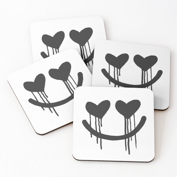 Item preview, Happy hearts black designed and sold by EveLMacDougall.
