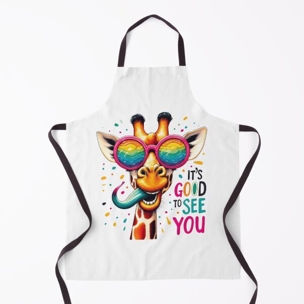 Item preview, Whimsical Giraffe with Rainbow Sunglasses designed and sold by Snifferius.