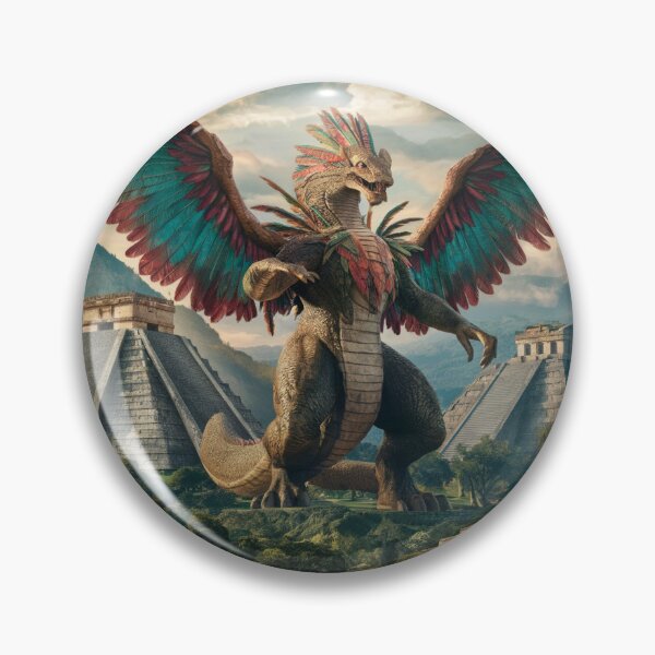 Item preview, The Mayan mythological creature, Quetzalcoatl, a giant feathered serpent Kaiju, designed and sold by Titan33.
