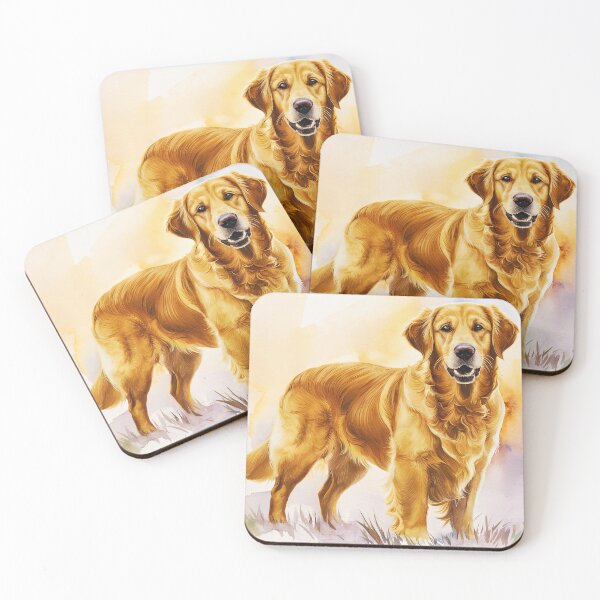 Item preview, Golden Retriever Art designed and sold by TheAnimalZ00.