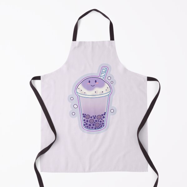 Item preview, Cute Kawaii Taro Bubble Tea designed and sold by TeaTimePrints.