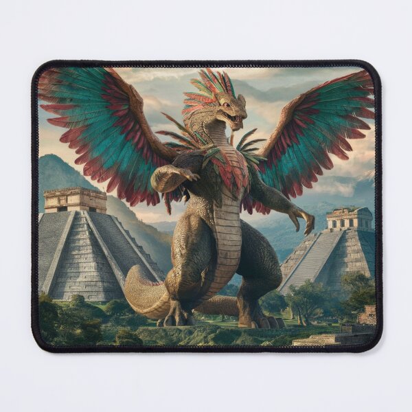 Item preview, The Mayan mythological creature, Quetzalcoatl, a giant feathered serpent Kaiju, designed and sold by Titan33.