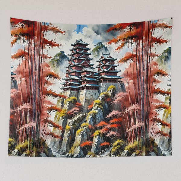 Item preview, Mistic Japanese Castle designed and sold by SyanArt.