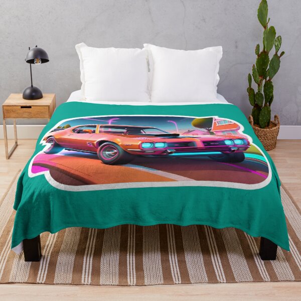 Item preview, Cool Neon Vaporwave Muscle Car designed and sold by TheArtOfPat.