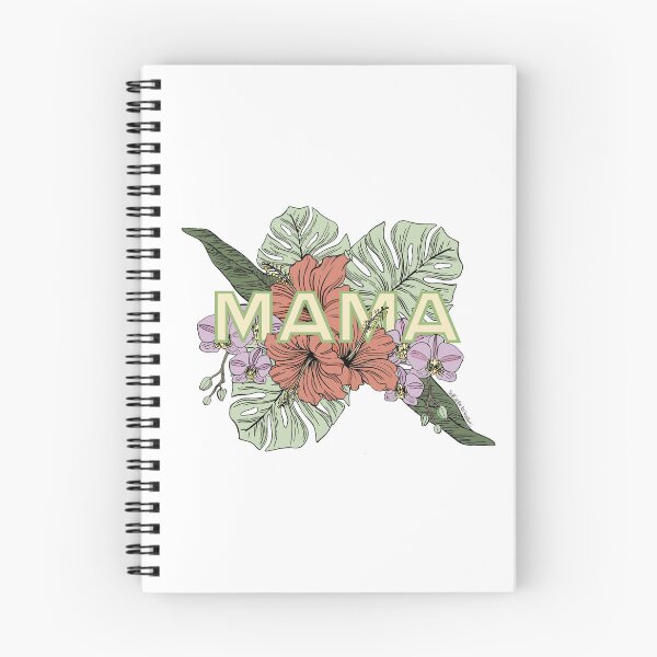 Item preview, Mama Tropical Flower Sticker designed and sold by solcaribearts.