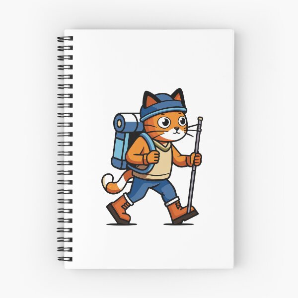 Item preview, Cat Adventurer Explores the Rugged Mountain Trails designed and sold by omerfdln34.