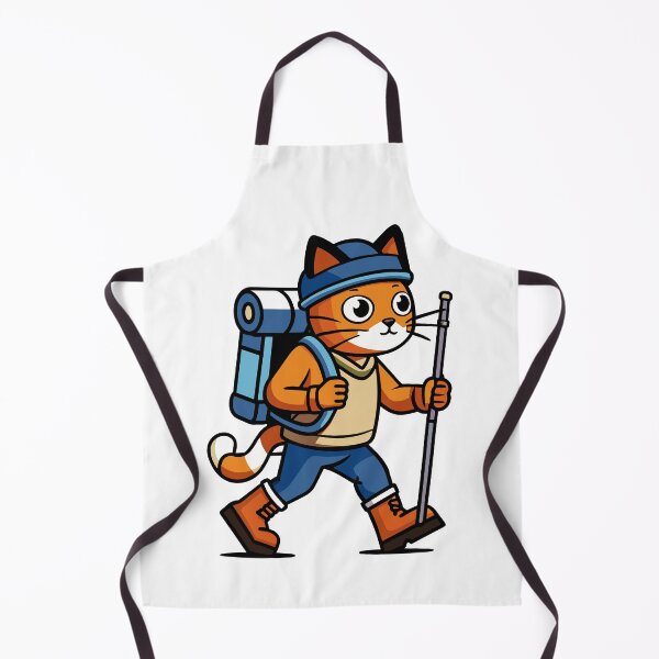 Item preview, Cat Adventurer Explores the Rugged Mountain Trails designed and sold by omerfdln34.