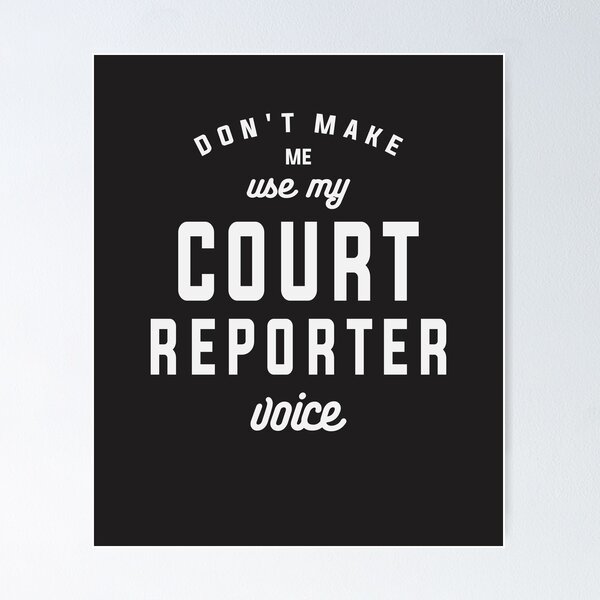 Item preview, Court Reporter Voice: Handle with Care designed and sold by cidolopez.