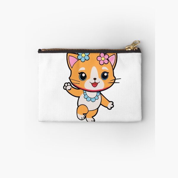 Item preview, Kawaii Cat Rides the Waves with a Big Smile designed and sold by omerfdln34.