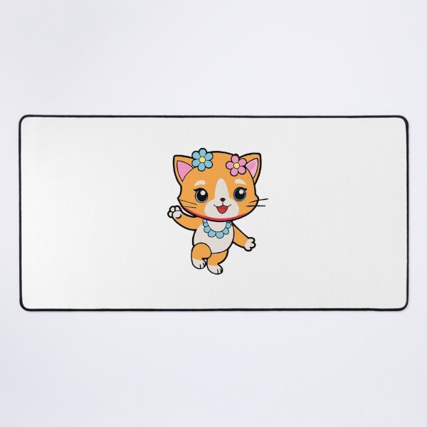 Item preview, Kawaii Cat Rides the Waves with a Big Smile designed and sold by omerfdln34.