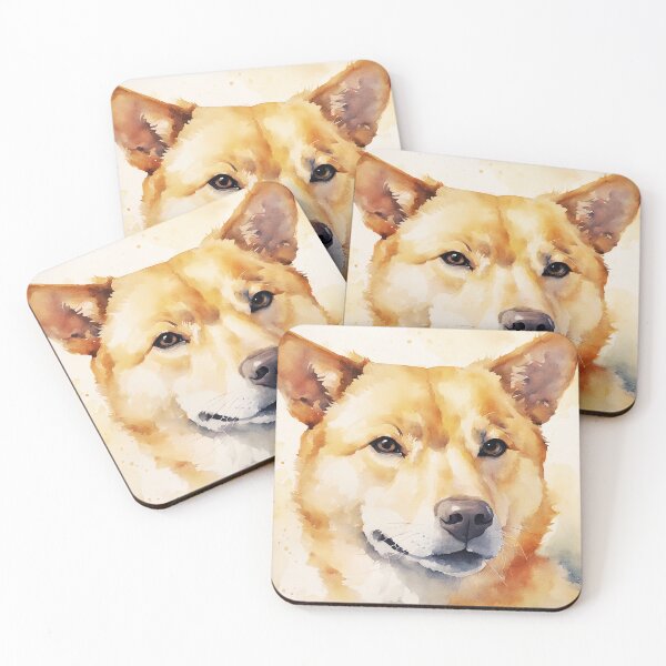 Item preview, Korean Jindo Dog Art designed and sold by TheAnimalZ00.
