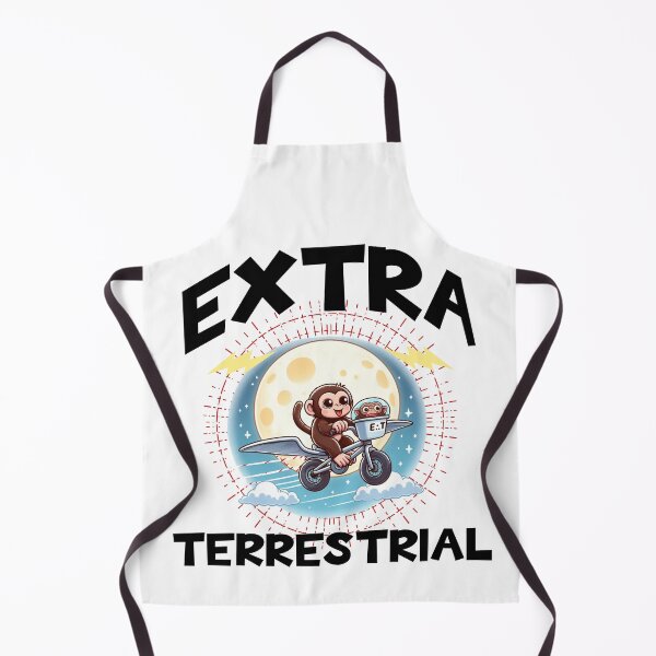 Aperçu de l'œuvre E.T Le Singe Extra Terrestre créée et vendue par LemuellTrends.