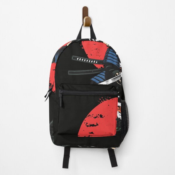 Item preview, Samurai Cutting Sushi Roll Under Red Moon designed and sold by IdeasDream.