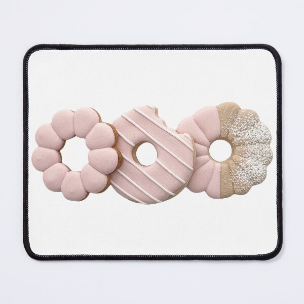 Item preview, Pretty pink doughnuts Royal icing cookies designed and sold by aiko-p.