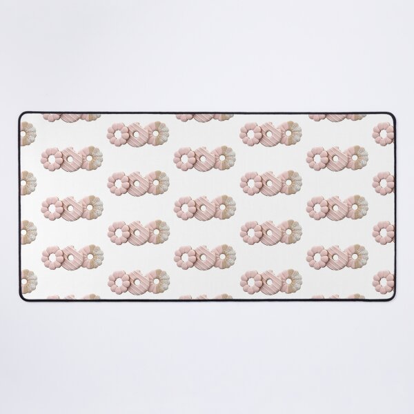 Item preview, Pretty pink doughnuts Royal icing cookies designed and sold by aiko-p.