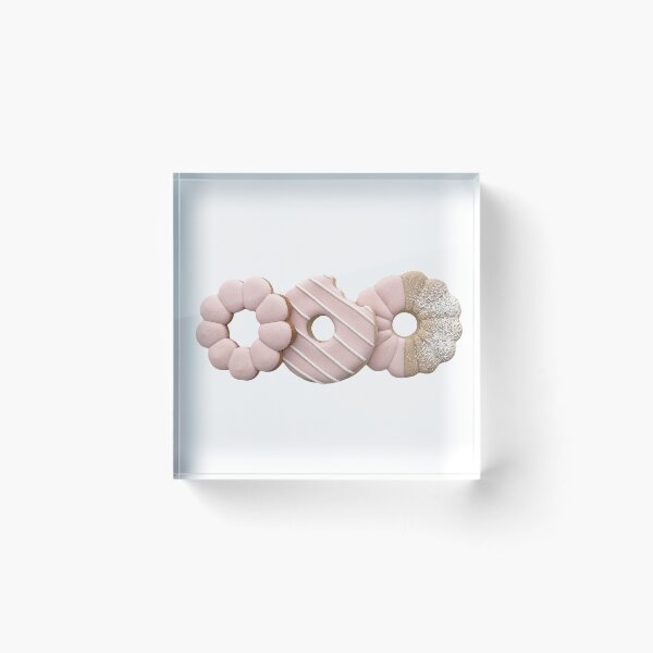 Item preview, Pretty pink doughnuts Royal icing cookies designed and sold by aiko-p.