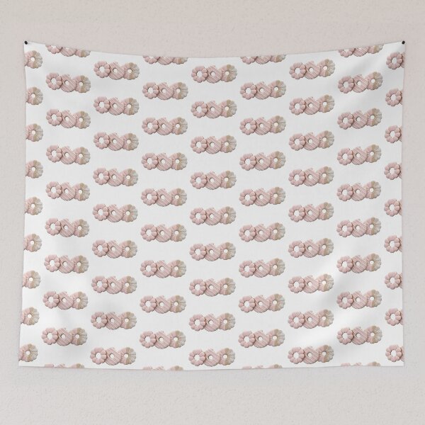 Item preview, Pretty pink doughnuts Royal icing cookies designed and sold by aiko-p.