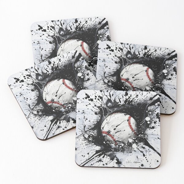 Item preview, Baseball paint explosion graphic designed and sold by dcrc.