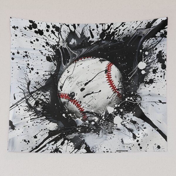 Item preview, Baseball paint explosion graphic designed and sold by dcrc.