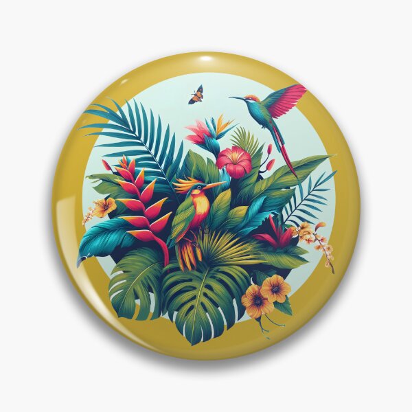 Item preview, Tropical Paradise - Vibrant Jungle Artwork designed and sold by AdelkoDesigns.