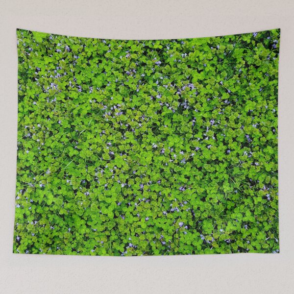 Item preview, Blooming Ground Ivy Among Clover designed and sold by bjtomiko.