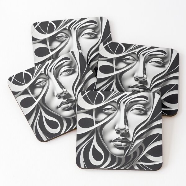 Item preview, Another Abstract Face designed and sold by Not Hugo.