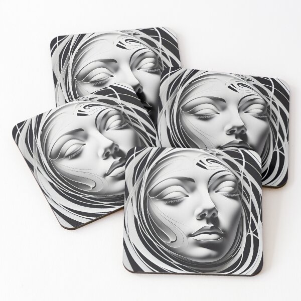 Item preview, Another Abstract Face designed and sold by Not Hugo.
