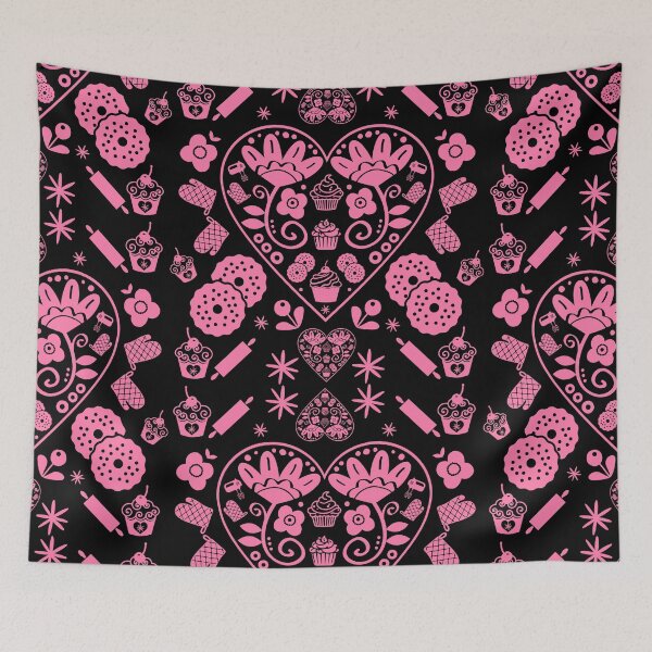 Item preview, Cupcake Baking Folk Art designed and sold by happygiftideas.