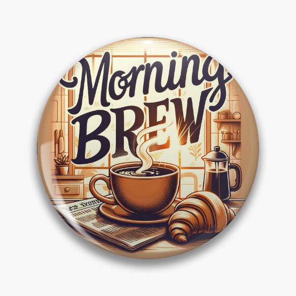 Item preview, Morning Brew - Classic Coffee Artwork designed and sold by AdelkoDesigns.