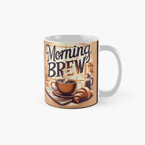 Item preview, Morning Brew - Classic Coffee Artwork designed and sold by AdelkoDesigns.