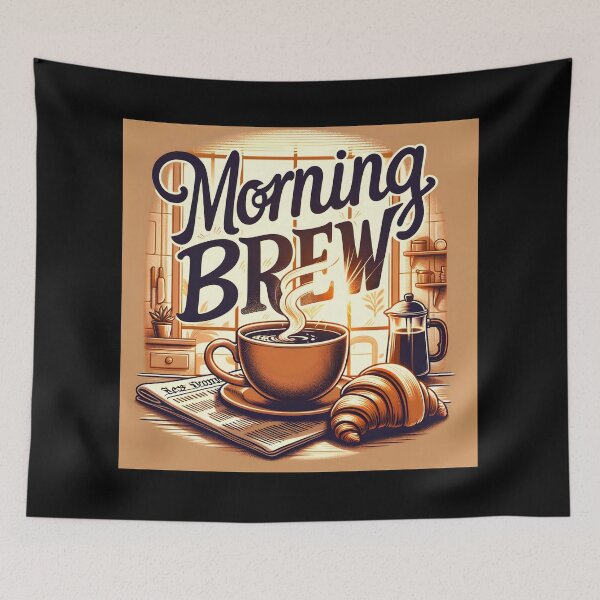 Item preview, Morning Brew - Classic Coffee Artwork designed and sold by AmvaDesigns.
