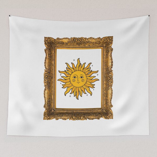 Item preview, "Hippie Sun" in a very fancy frame. designed and sold by CanterburyLane.