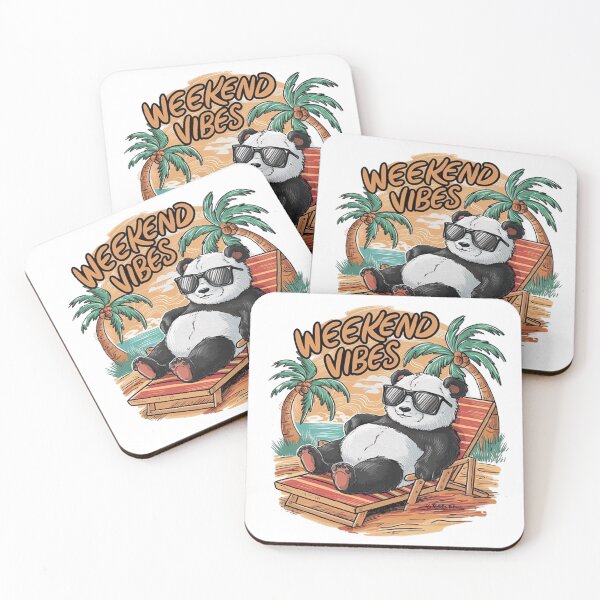 Item preview, Weekend Vibes Panda designed and sold by SellingWSarah17.