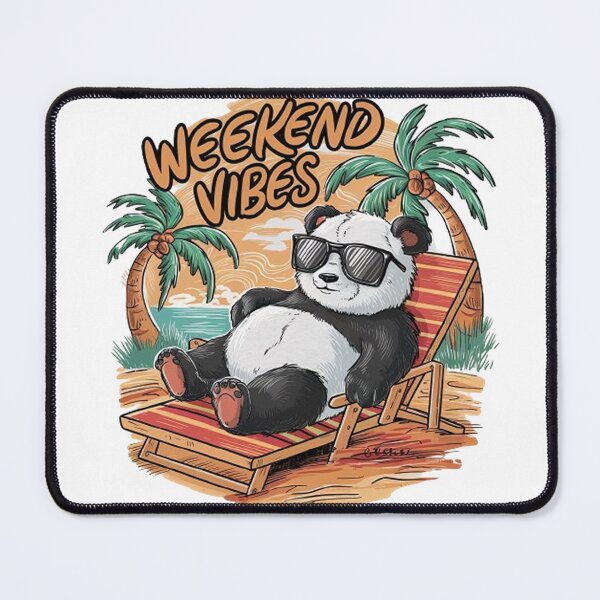 Item preview, Weekend Vibes Panda designed and sold by SellingWSarah17.