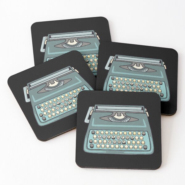 Item preview, tortured poet typewriter designed and sold by DesignsByAND.