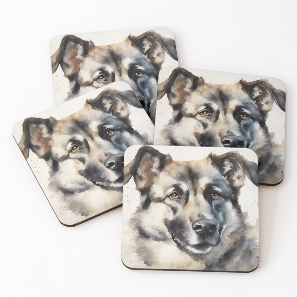 Item preview, Norwegian Elkhound Art designed and sold by TheAnimalZ00.